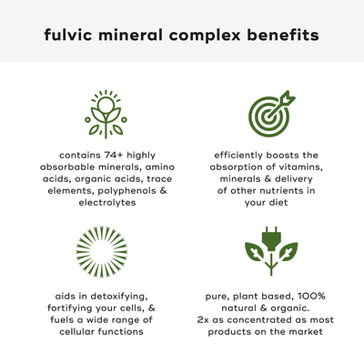Akamai fulvic mineral complex overall benefits. 