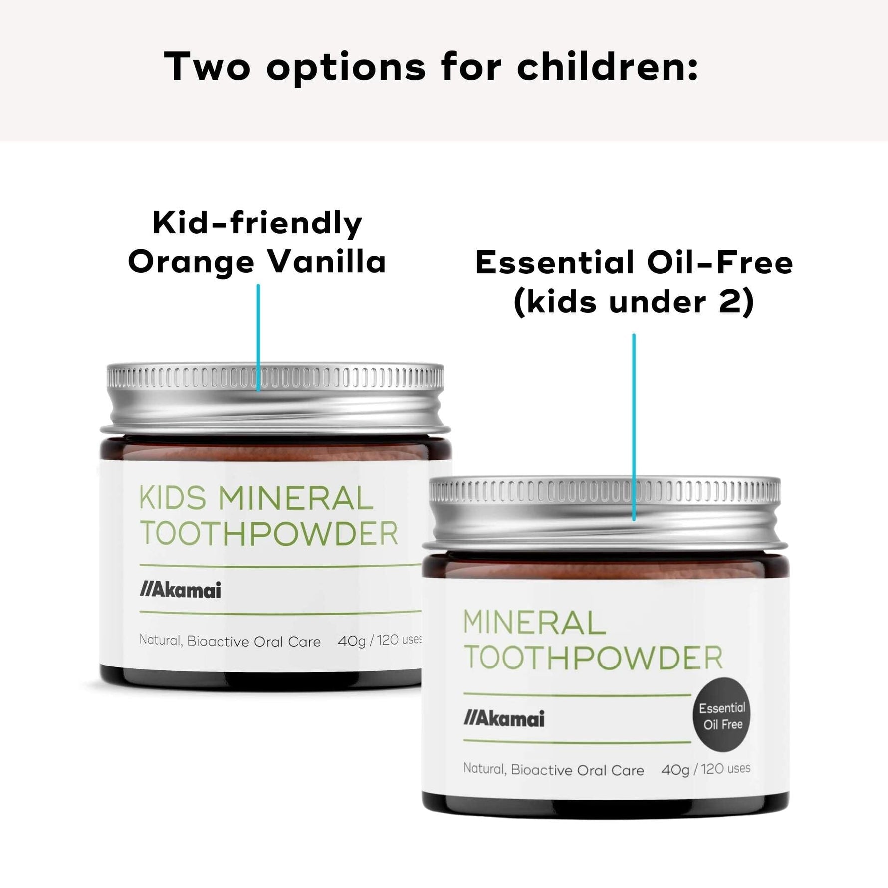 KIDS MINERAL TOOTHPOWDER Akamai 