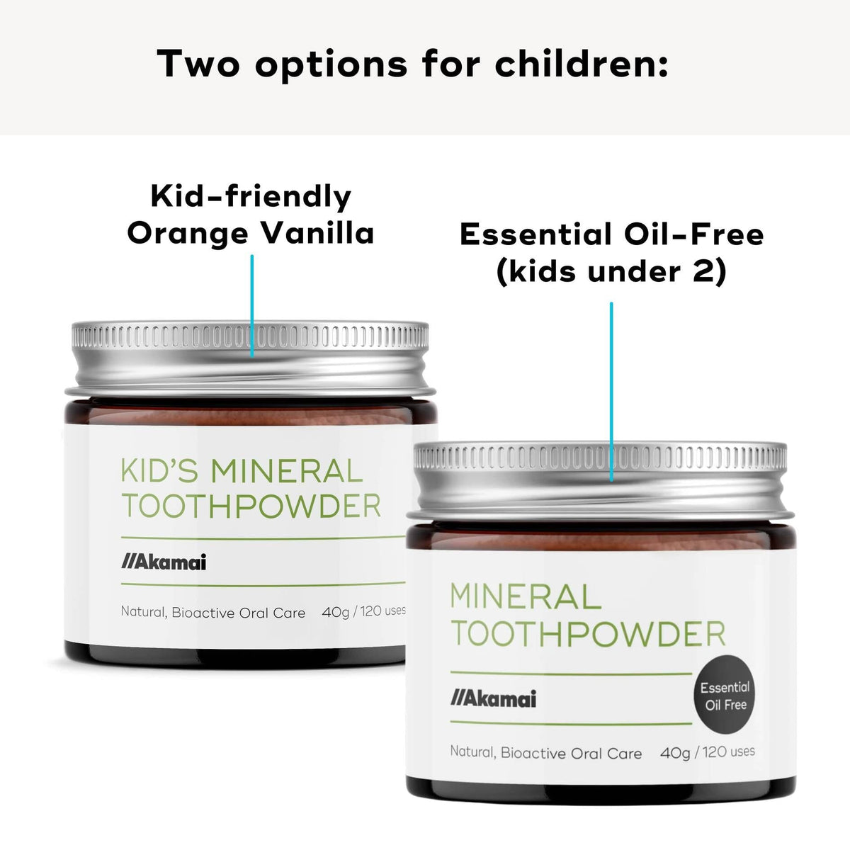 KIDS MINERAL TOOTHPOWDER Akamai 