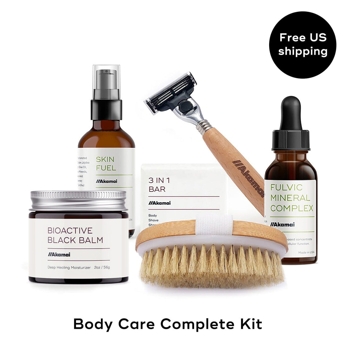 BODY CARE COMPLETE KIT Kit Akamai Body Care Complete Kit | $112 (save $12 + free US shipping) 