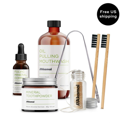 ORAL CARE COMPLETE KIT Kit Akamai Oral Care Complete Kit w/Silk Floss | $94 (save $23 + free US shipping) 