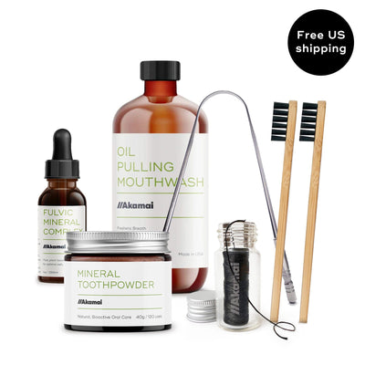 ORAL CARE COMPLETE KIT Kit Akamai Oral Care Complete Kit w/Black Floss | $94 (save $23 + free US shipping) 