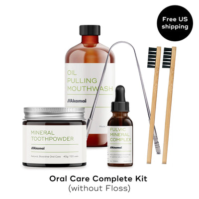 ORAL CARE COMPLETE KIT Kit Akamai Oral Care Complete Kit - w/o Floss | $89 (save $10 + free US shipping) 