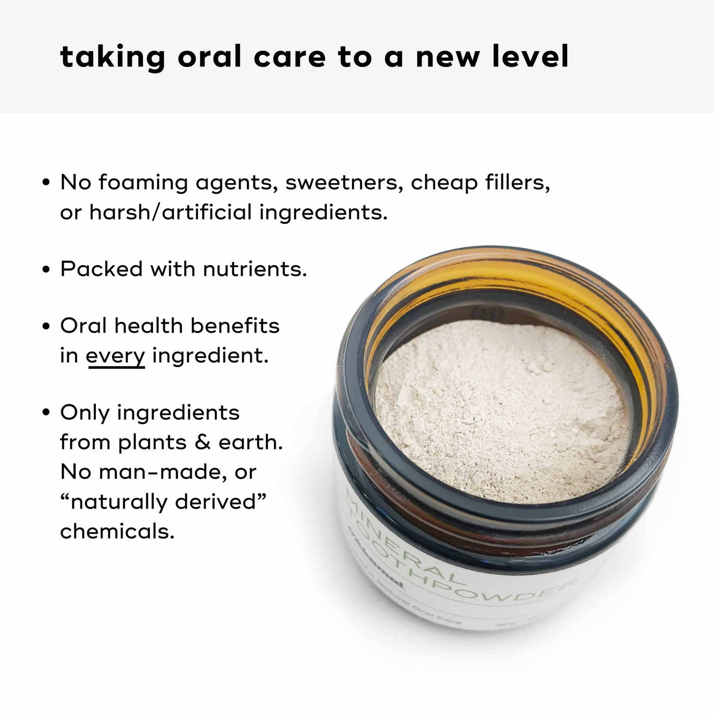 MINERAL TOOTHPOWDER REFILLS Oral Care Akamai 