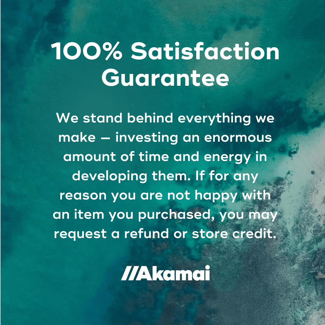 100% Satisfaction Guarantee  We stand behind everything we make — investing an enormous amount of time and energy in developing them. If for any reason you are not happy with an item you purchased, you may request a refund or store credit. 