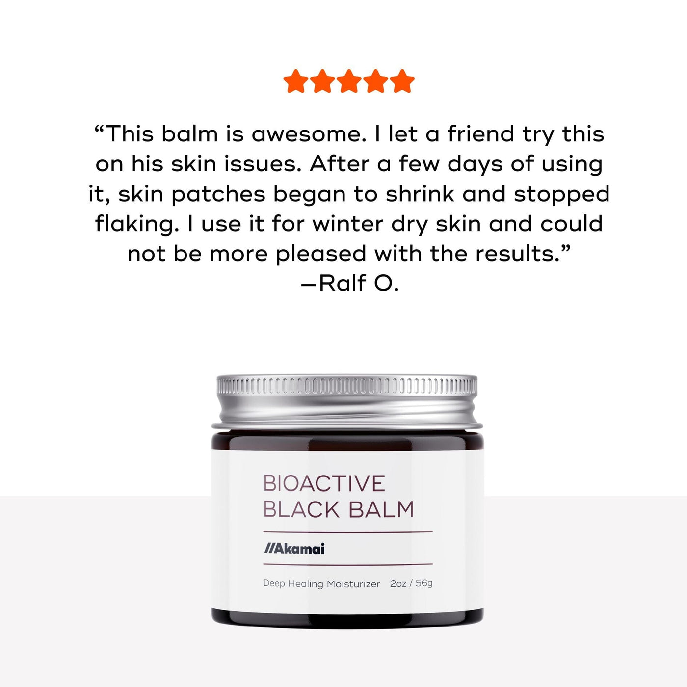 BIOACTIVE BLACK BALM Skin Care Akamai 