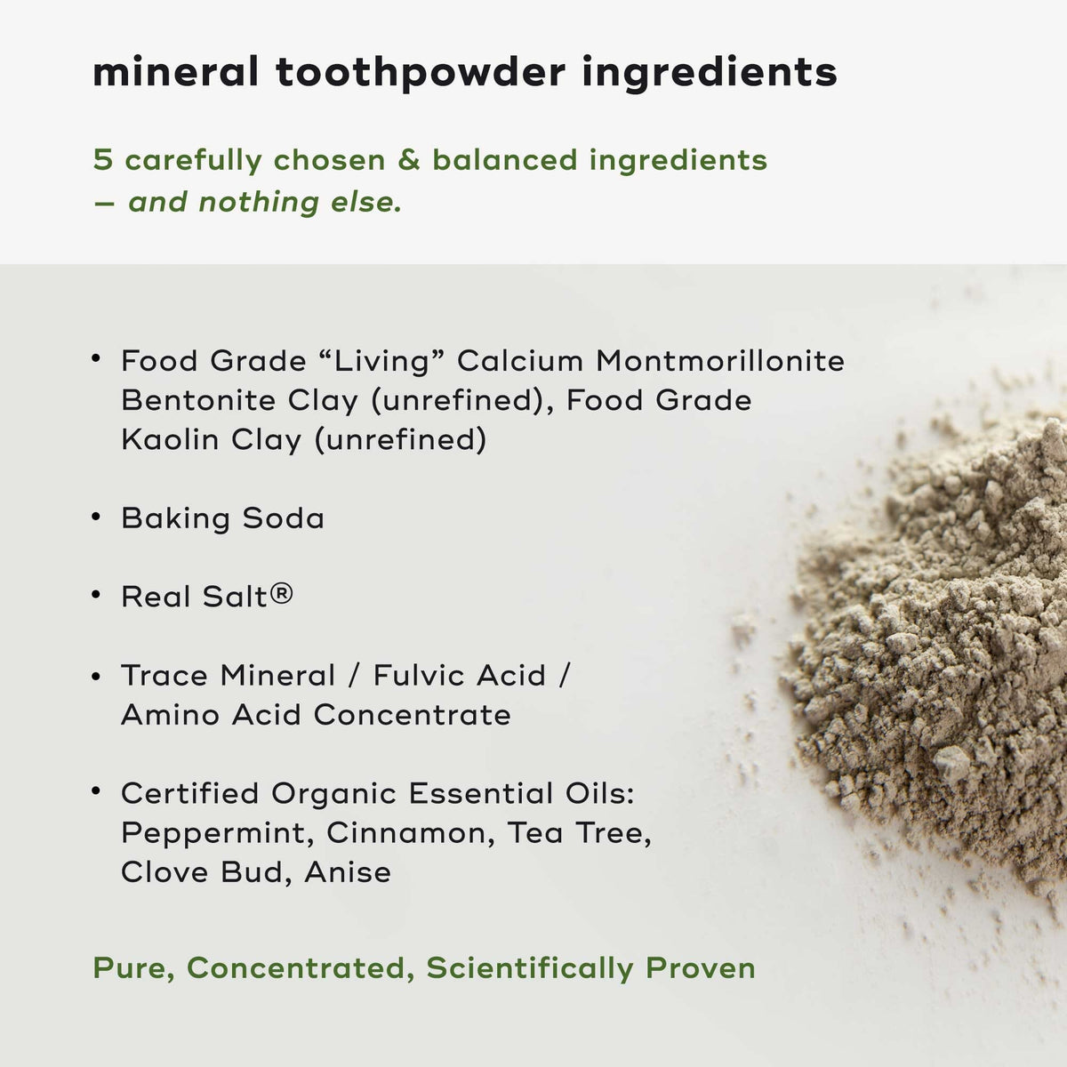 MINERAL TOOTHPOWDER Oral Care Akamai 