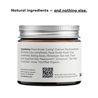 Mineral Toothpowder - Natural ingredients and nothing else.