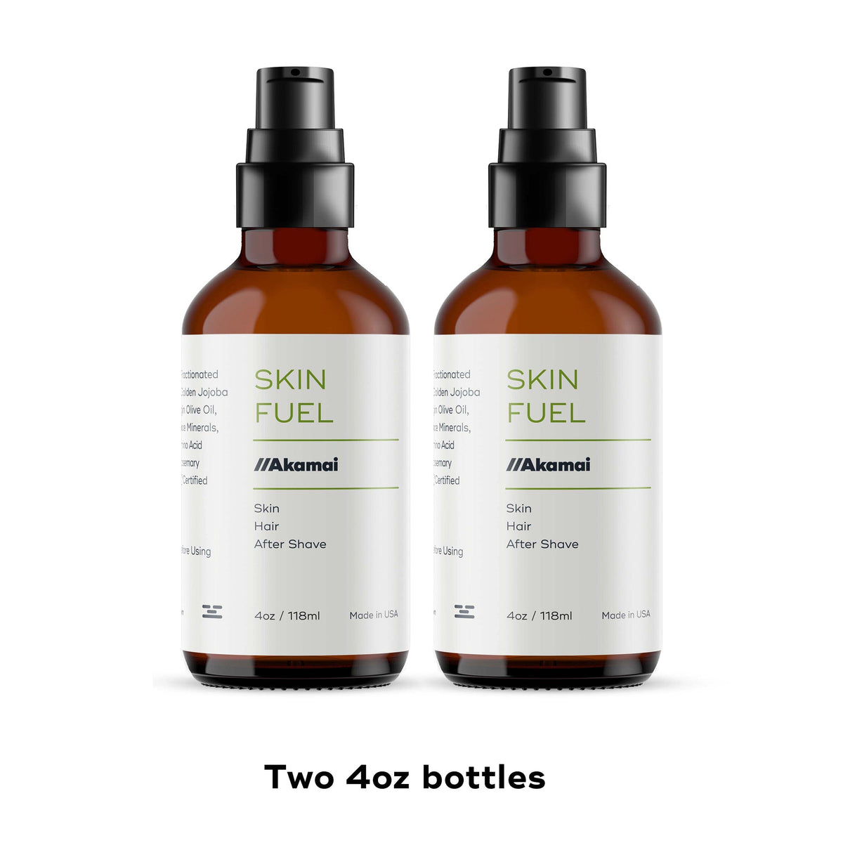 SKIN FUEL Skin Care Akamai Pack of Two 4oz Bottles $68 (save $8) 