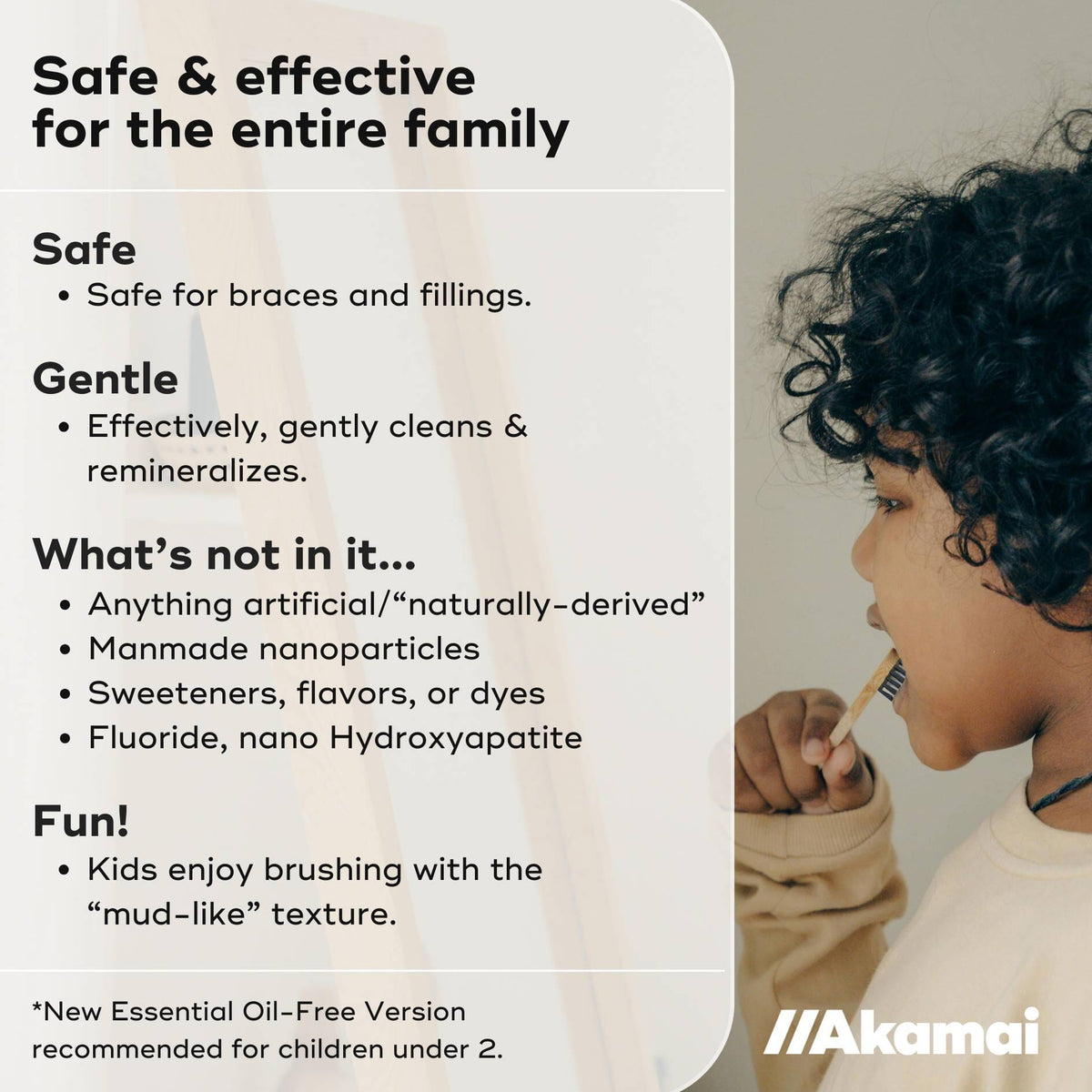 MINERAL TOOTHPOWDER REFILLS Oral Care Akamai 