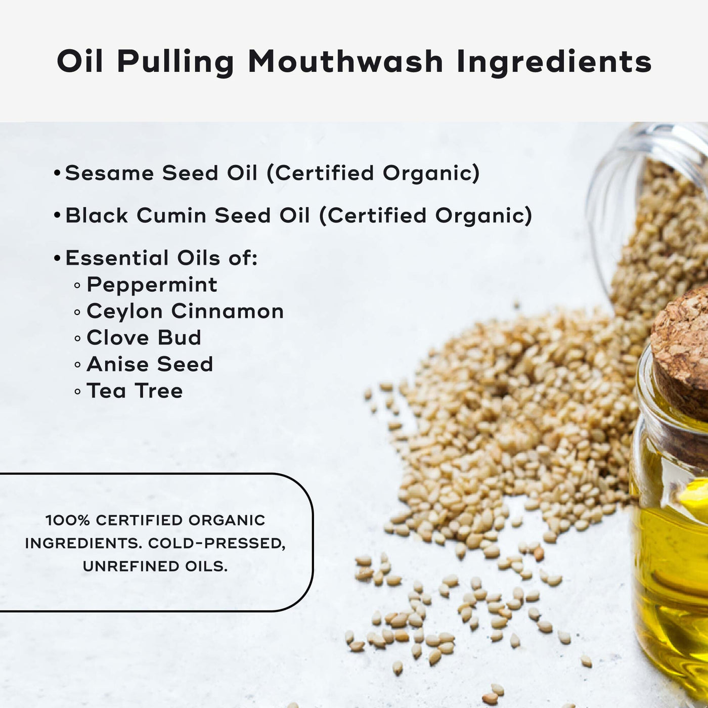 OIL PULLING MOUTHWASH Oral Care Akamai 