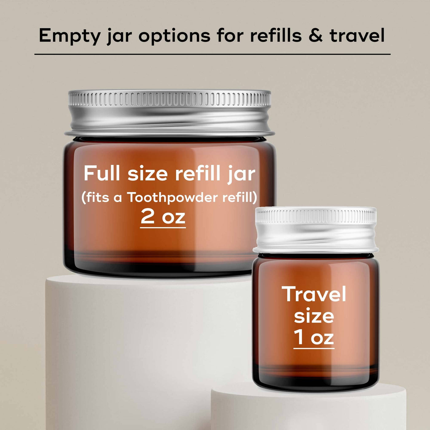 Travel Jar – 1 oz Oral Care Akamai 