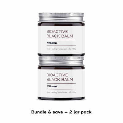BIOACTIVE BLACK BALM Skin Care Akamai Black Balm | 2 Jars - $58 (save $6) 