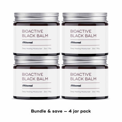 BIOACTIVE BLACK BALM Skin Care Akamai Black Balm | 4 Jars - $112 (save $16) 