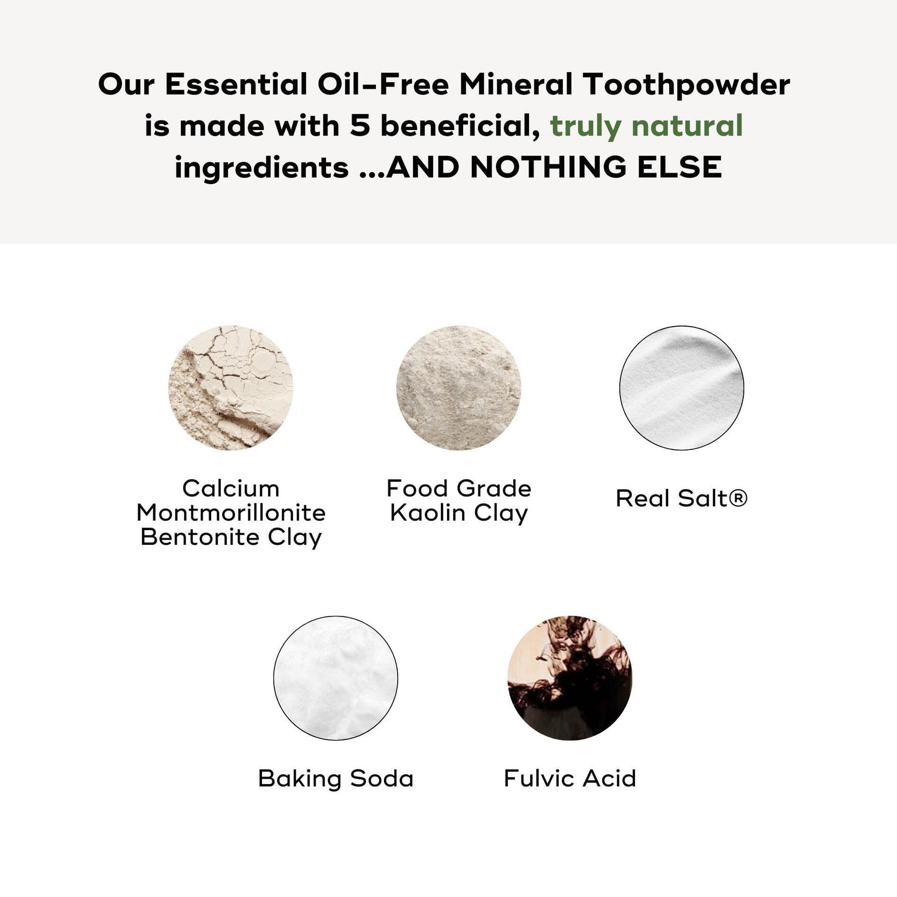Essential Oil-Free Mineral Toothpowder Oral Care Akamai 