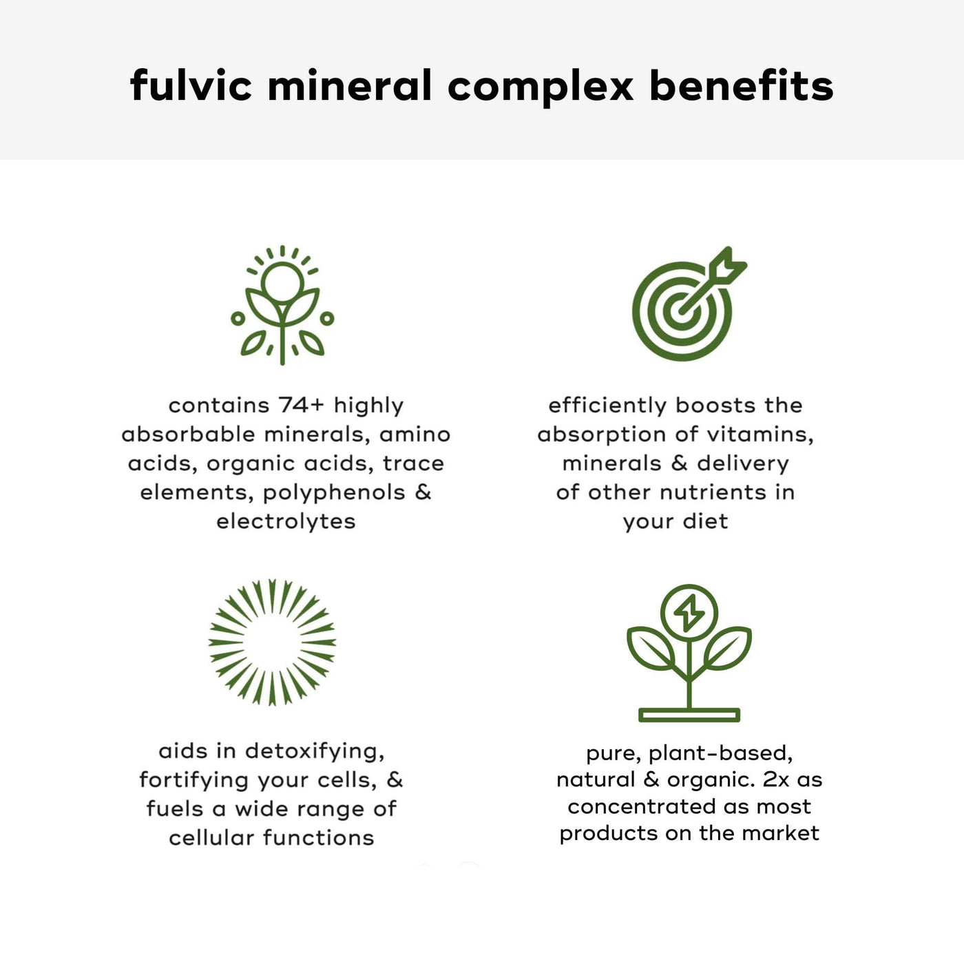 FULVIC MINERAL COMPLEX Supplement Akamai 