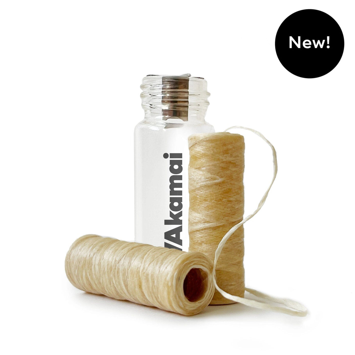 INFUSED FLOSS Oral Care Akamai Infused Silk Floss w/Glass Container (2 spools) | 4 mos supply (66 yds) - $16 