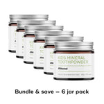 KIDS MINERAL TOOTHPOWDER Akamai 6 Kids Mineral Toothpowder Jars | 12 mos supply - $110 (save $22 + free US shipping) 