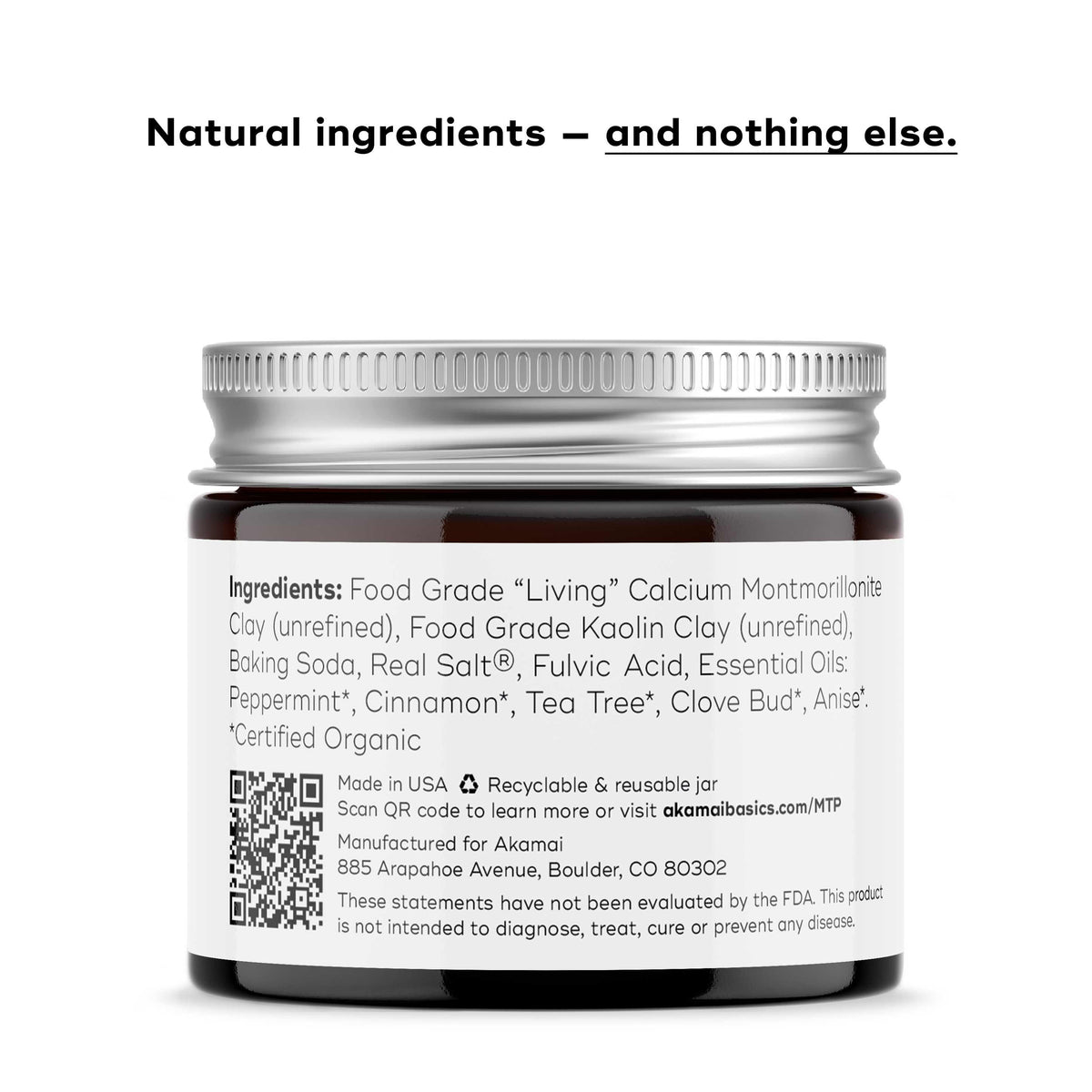 MINERAL TOOTHPOWDER Oral Care Akamai 