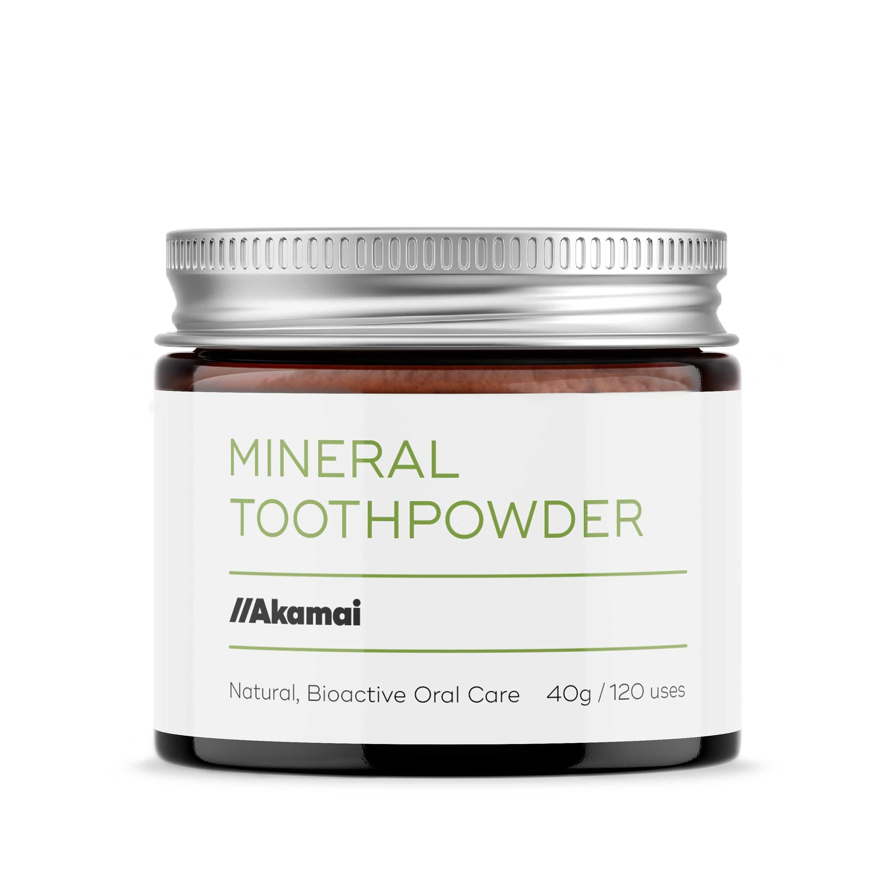 MINERAL TOOTHPOWDER Oral Care Akamai Mineral Toothpowder Jar | 2 mos supply - $18 