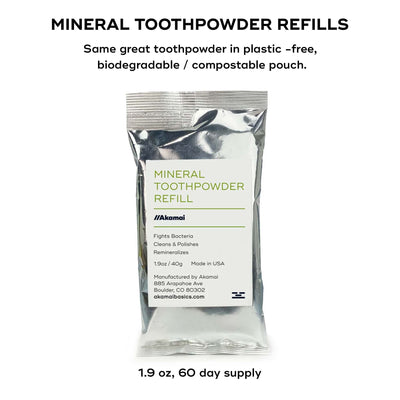 MINERAL TOOTHPOWDER Oral Care Akamai 