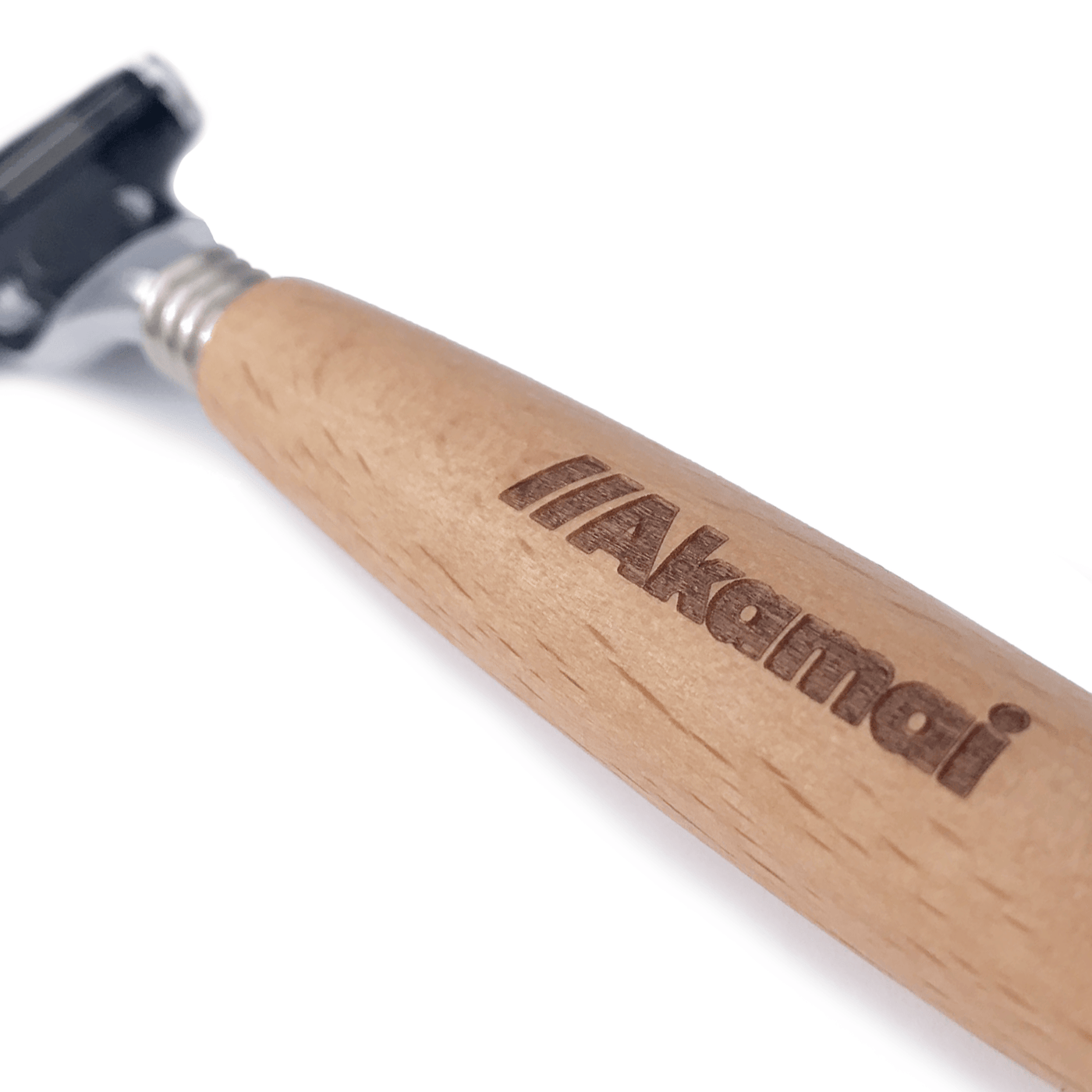 Akamai Wood Razor Handle