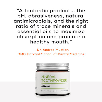 Akamai MINERAL TOOTHPOWDER Oral Care Akamai 